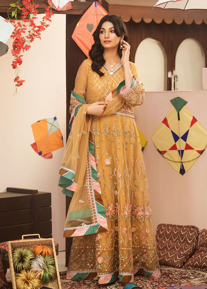 Jashan-e-Bahara By Noorma Kaamal Embroidered  Suits Unstitched 3 Piece NK23JB NK-JB01 - Festive Collection