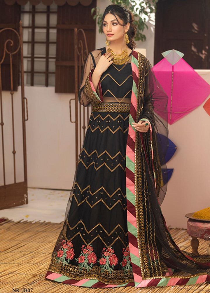 Jashan-e-Bahara By Noorma Kaamal Embroidered  Suits Unstitched 3 Piece NK23JB NK-JB07 - Festive Collection