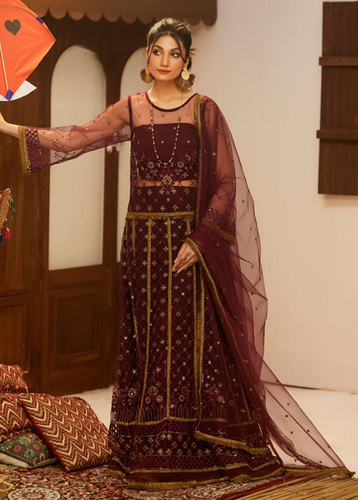 Jashan-e-Bahara By Noorma Kaamal Embroidered  Suits Unstitched 3 Piece NK23JB NK-JB08 - Festive Collection