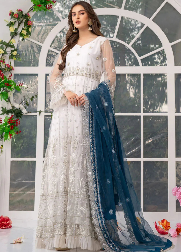 Jashan-e-Eid By Noorma Kaamal Embroidered Net Unstitched Suits 3 Piece NK23JE NK-JE03 - Festive Collection