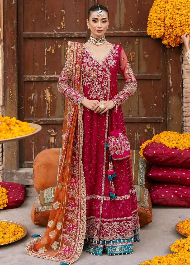 Jashn by Imrozia Serene Embroidered Net Suit Unstitched 3 Piece IM25J SB-36 Janaan - Formals Collection