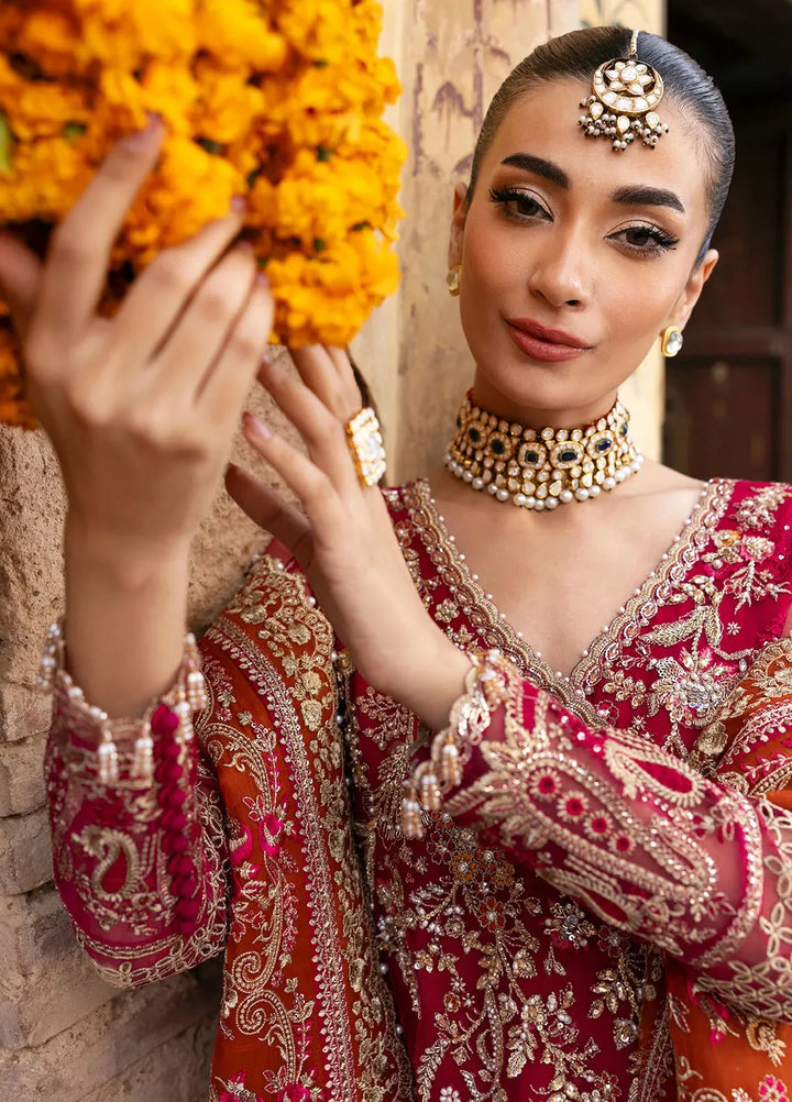 Jashn by Imrozia Serene Embroidered Net Suit Unstitched 3 Piece IM25J SB-36 Janaan - Formals Collection