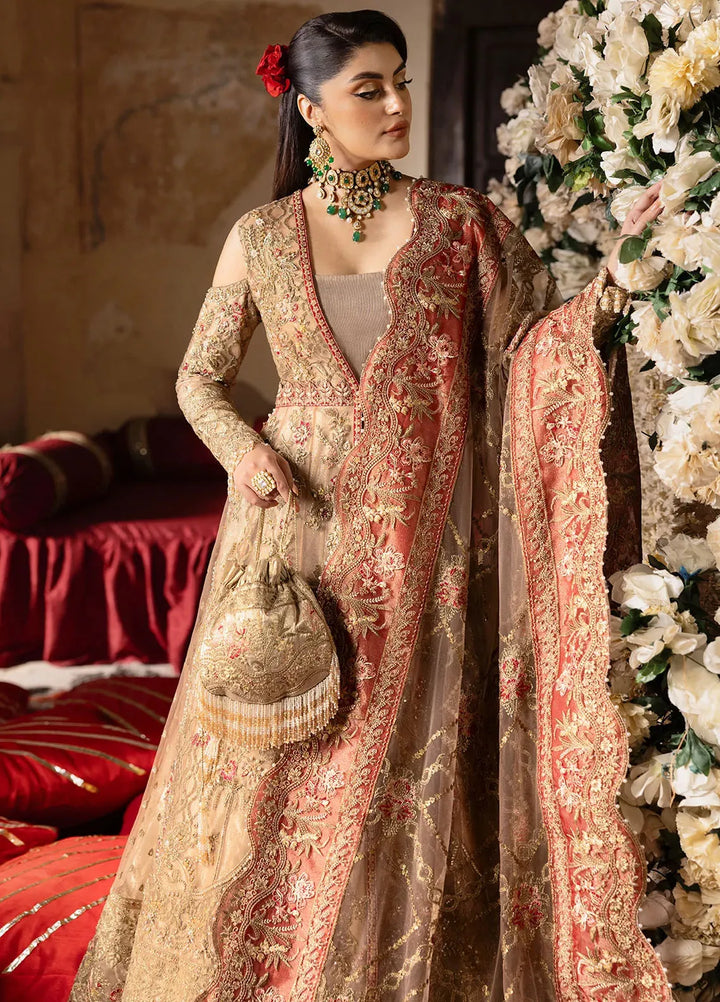Jashn by Imrozia Serene Embroidered Net Suit Unstitched 4 Piece IM25J SB-37 Zarnigar - Formals Collection