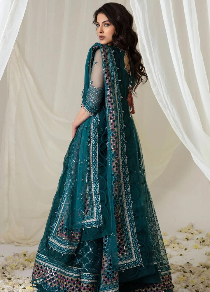 Jazmin Embroidered Net Suits Unstitched 3 Piece JZ23OE Amora - Formal Collection
