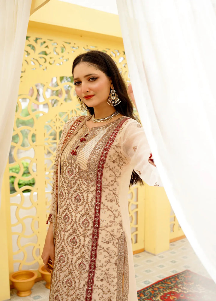 Jhankar By Zohan Ateeq Pret Embroidered Chiffon 3 Piece Suit Aafiya