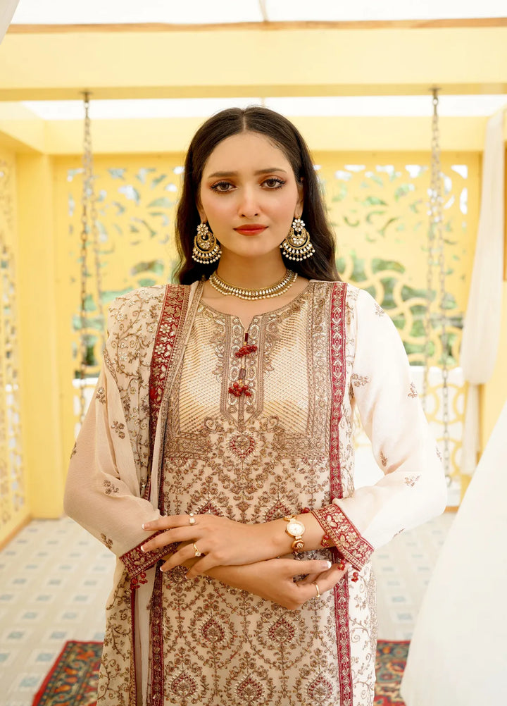 Jhankar By Zohan Ateeq Pret Embroidered Chiffon 3 Piece Suit Aafiya