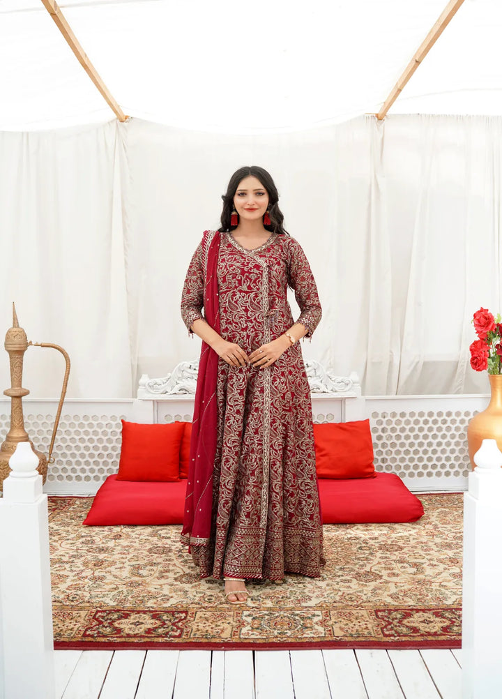 Jhankar By Zohan Ateeq Pret Embroidered Chiffon 3 Piece Suit Alina