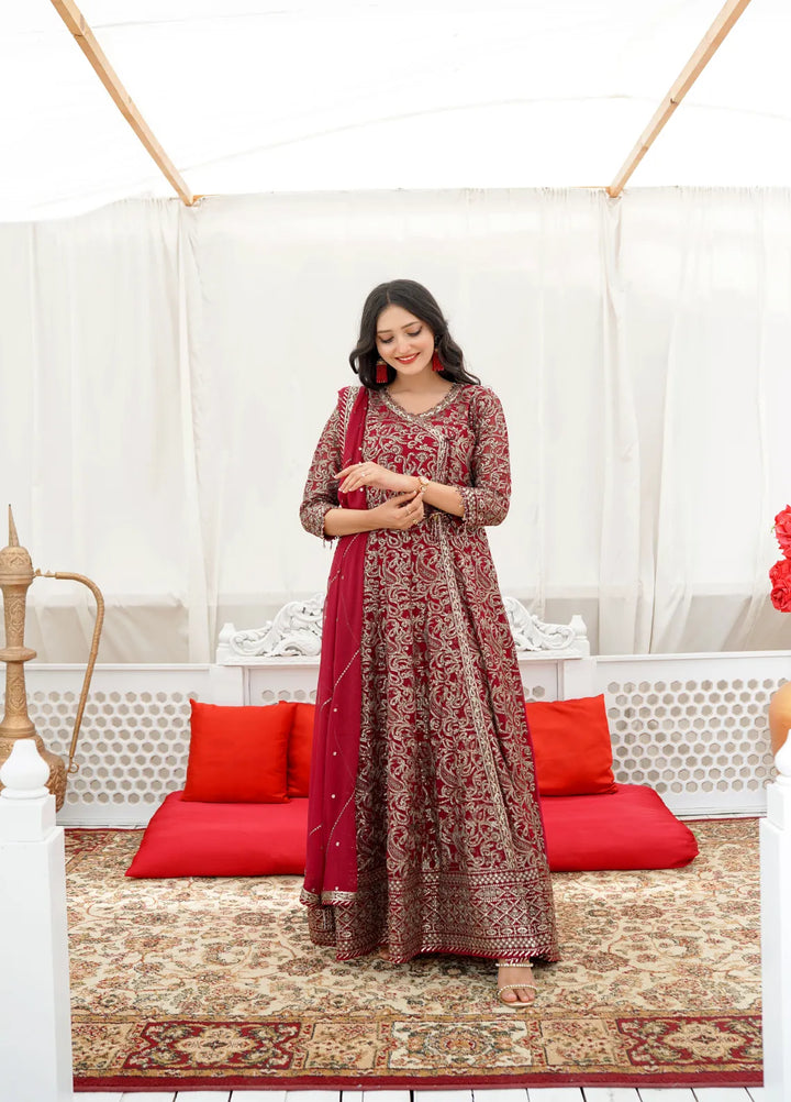 Jhankar By Zohan Ateeq Pret Embroidered Chiffon 3 Piece Suit Alina