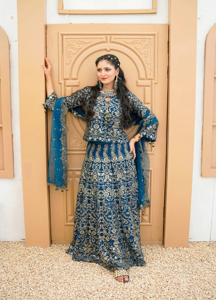 Jhankar By Zohan Ateeq Pret Embroidered Chiffon 3 Piece Suit Zoya