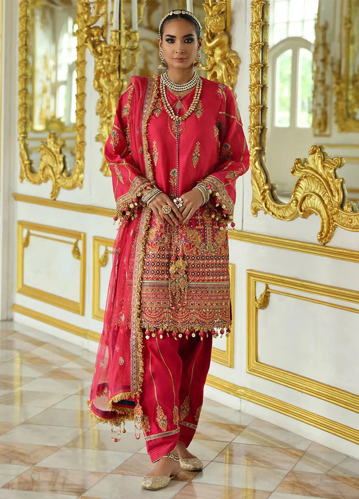 Jihaan by Salitex Embroidered Yarn Suits Unstitched 3 Piece SUNS24AJI002UT - Fesitive Collection