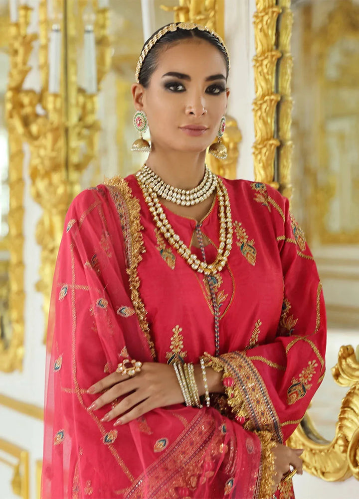 Jihaan by Salitex Embroidered Yarn Suits Unstitched 3 Piece SUNS24AJI002UT - Fesitive Collection