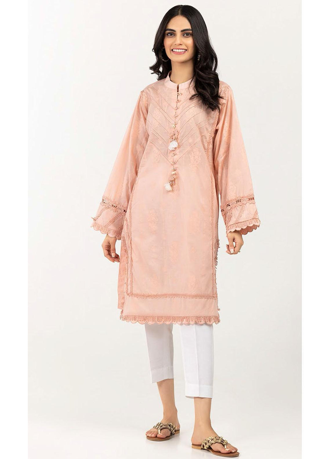Gul Ahmed Luxury Pret Printed Lawn Kurties GA21K WGK-CMS-LP-287