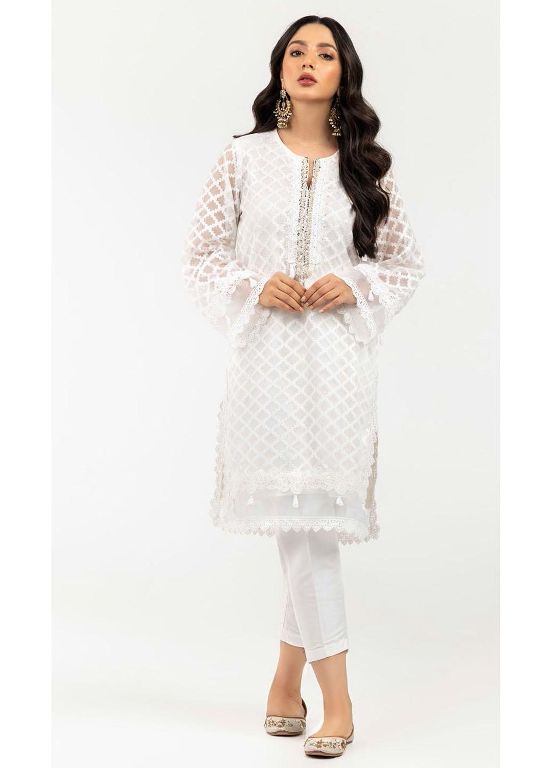 Gul Ahmed Luxury Pret Printed Cotton Kurties GA21K WGK-JQS-DY-560