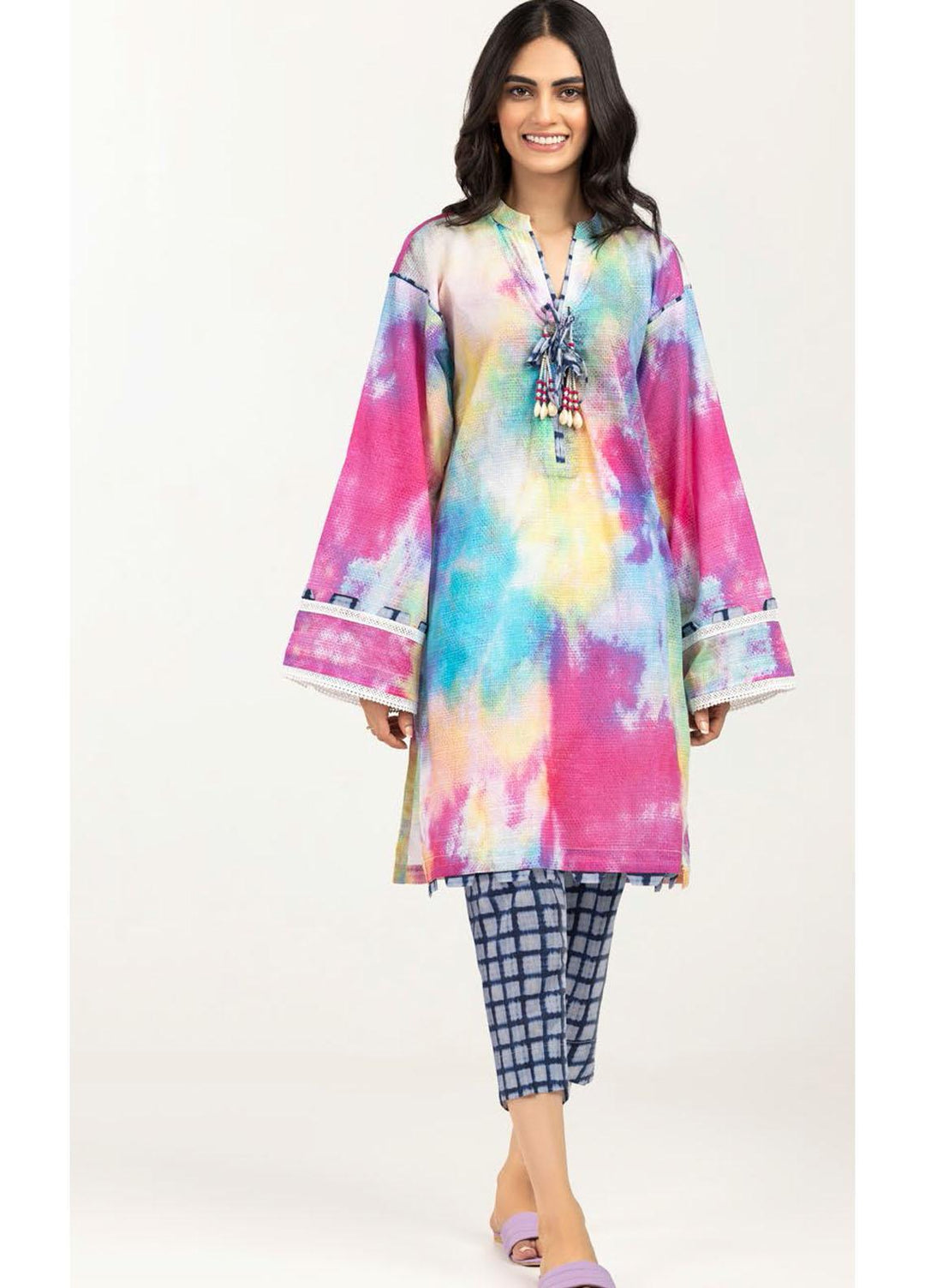 Gul Ahmed Luxury Pret Printed Lawn 2 Piece Suit GA21K WGK-LWS-DP-468