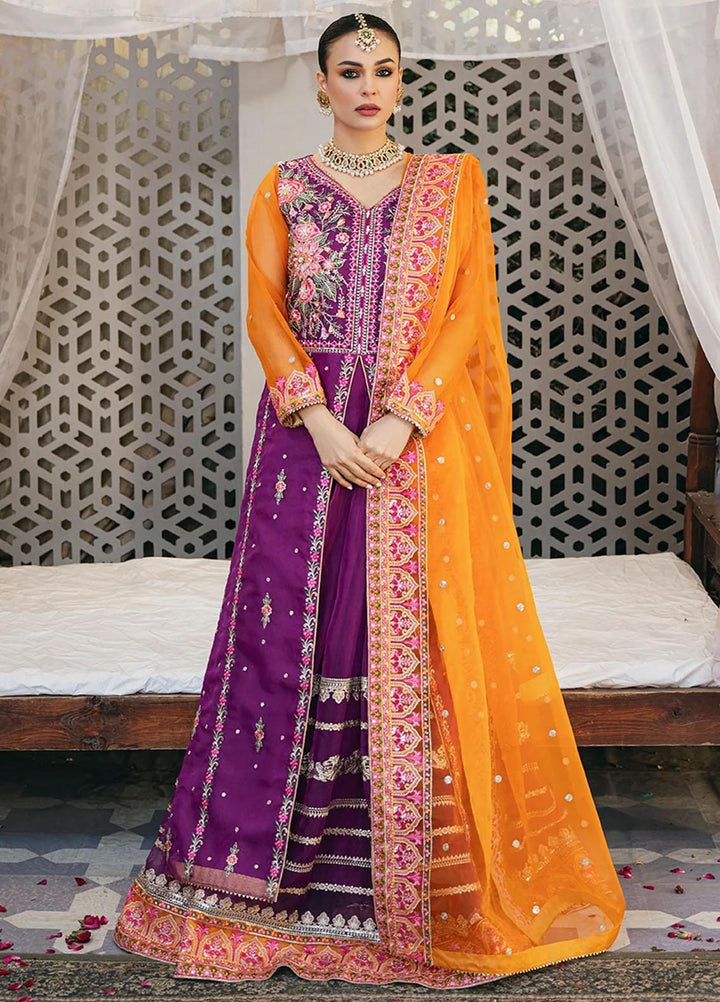 Kahani By Daud Abbas Embroidered Organza Suits Unstitched 3 Piece DA23K Fasana - Luxury Collection