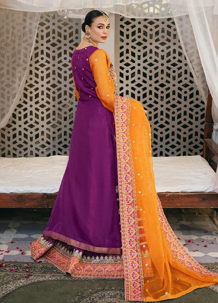 Kahani By Daud Abbas Embroidered Organza Suits Unstitched 3 Piece DA23K Fasana - Luxury Collection