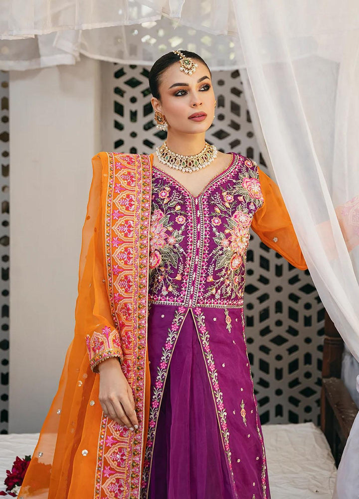 Kahani By Daud Abbas Embroidered Organza Suits Unstitched 3 Piece DA23K Fasana - Luxury Collection