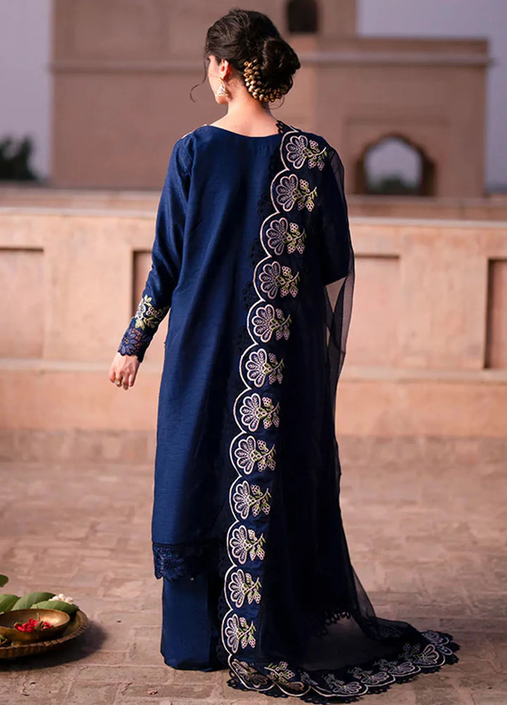 Kahani By Fozia Khalid Pret Embroidered Raw Silk 3 Piece Suit Rukhsana