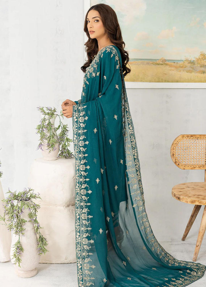 Kaia By Muraad Embroidered Raw Silk Suits Unstitched 3 Piece MU23K Evara - Formal Collection