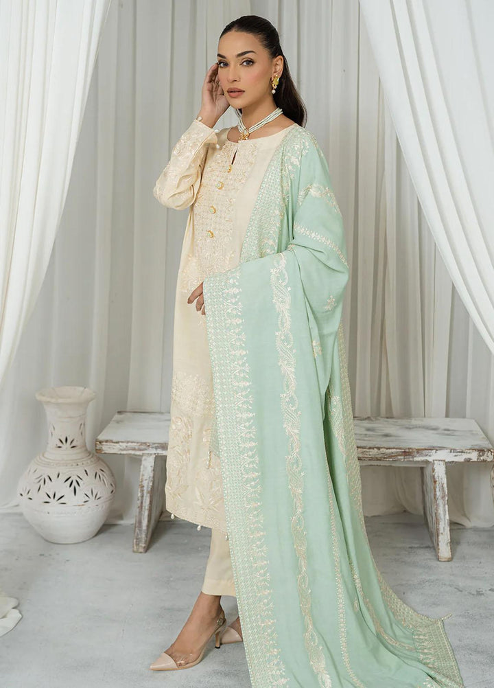 Kaia By Muraad Embroidered Raw Silk Suits Unstitched 3 Piece MU23K Mila - Formal Collection