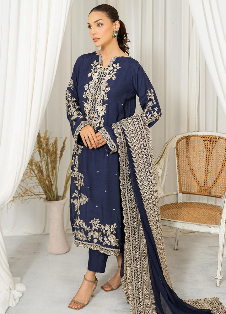 Kaia By Muraad Embroidered Raw Silk Suits Unstitched 3 Piece MU23K Nyla - Formal Collection