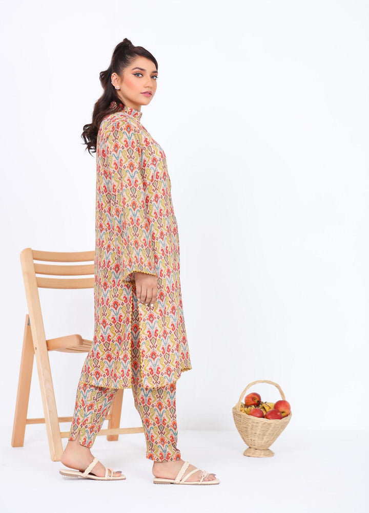Noorangi Casual Pret  Silk 2 Piece Dress NR22KF WP-01