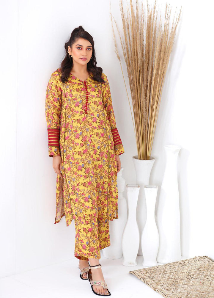 Noorangi Casual Pret  Silk 2 Piece Dress NR22KF WP-03