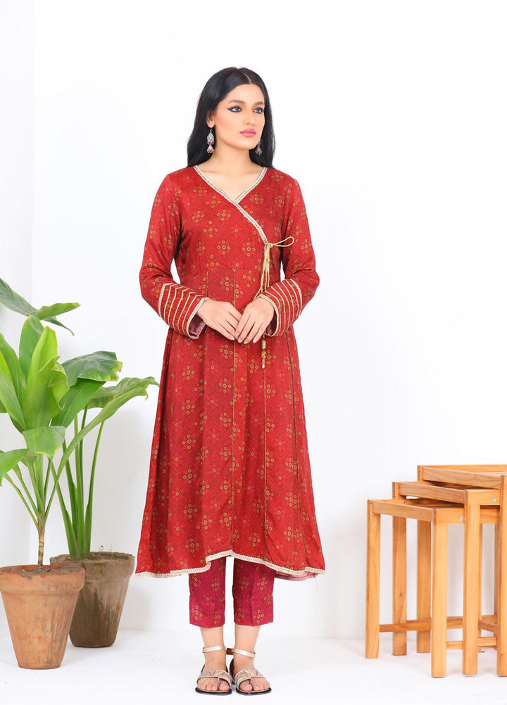 Noorangi Casual Pret  Silk 2 Piece Dress NR22KF WP-13