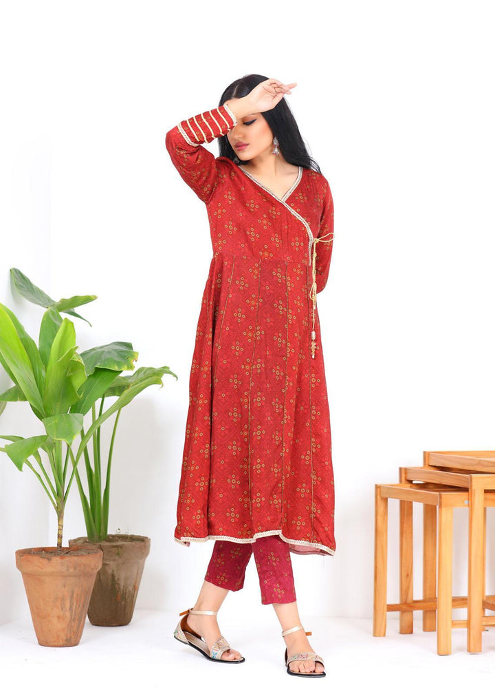 Noorangi Casual Pret  Silk 2 Piece Dress NR22KF WP-13