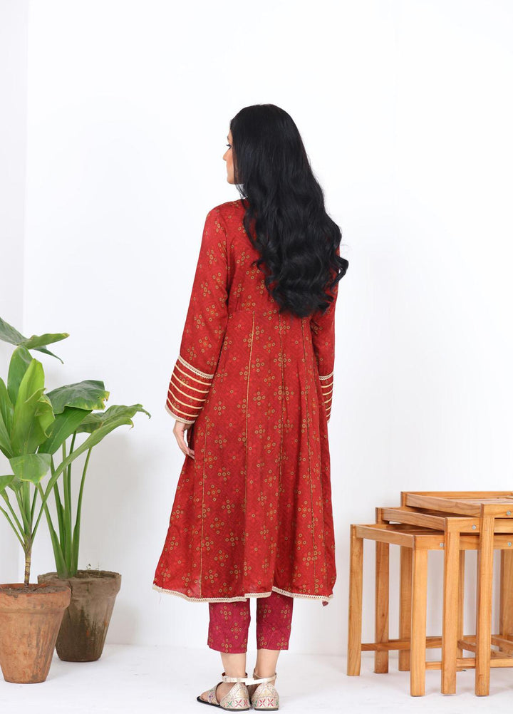 Noorangi Casual Pret  Silk 2 Piece Dress NR22KF WP-13