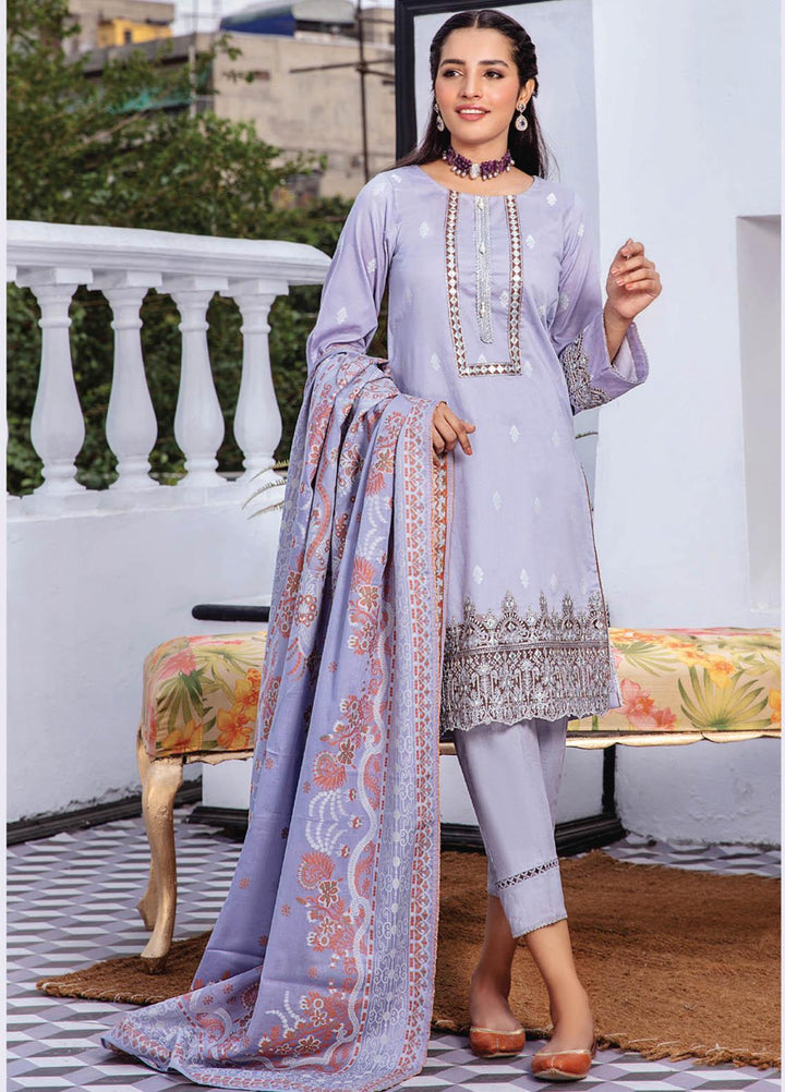 Kalam By Humdum Jacquard Lawn Suits Unstitched 3 Piece HD23K D-10 - Summer Collection
