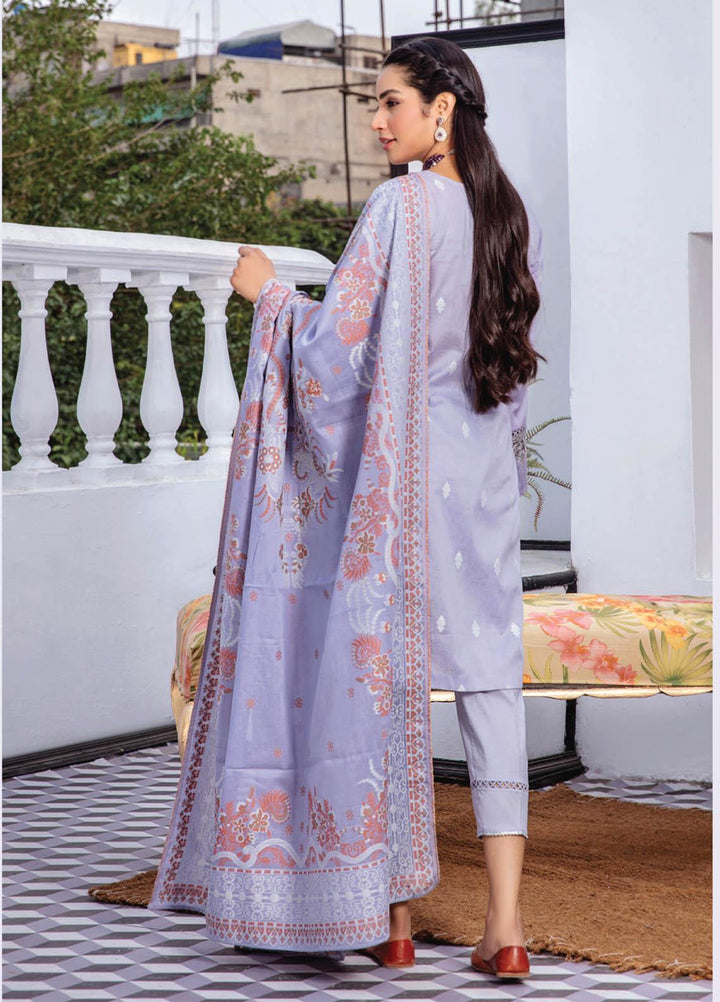 Kalam By Humdum Jacquard Lawn Suits Unstitched 3 Piece HD23K D-10 - Summer Collection