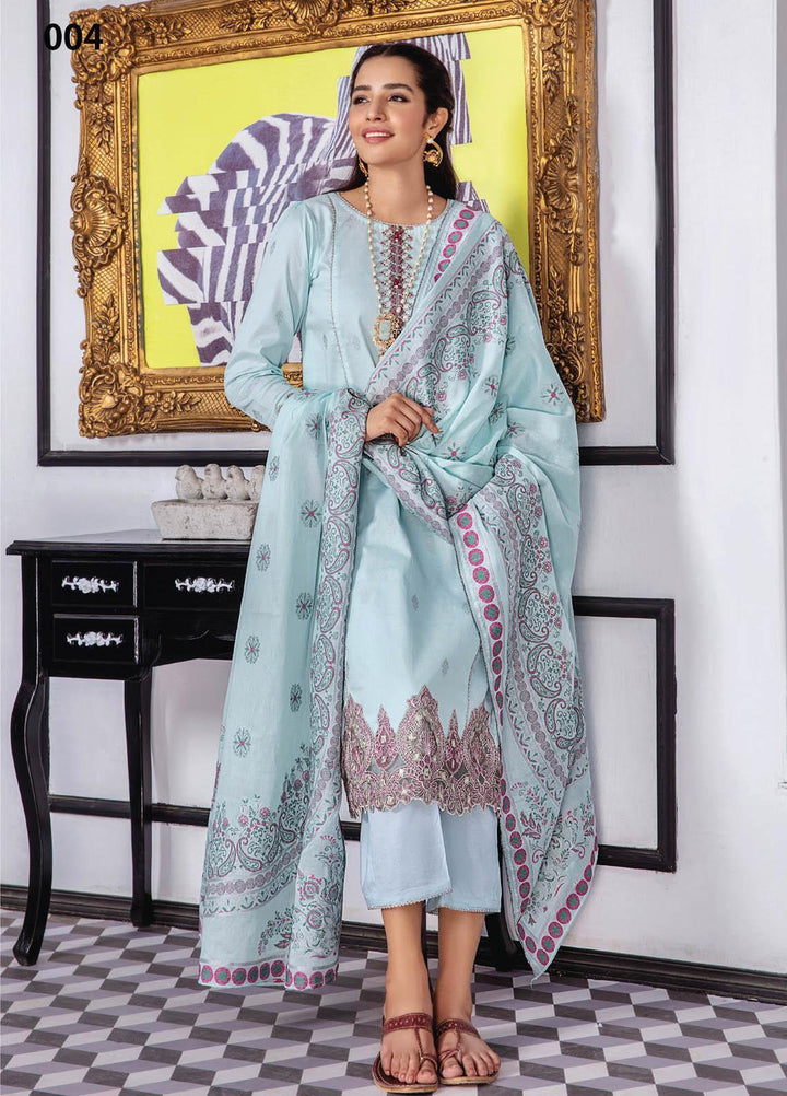 Kalam By Humdum Jacquard Lawn Suits Unstitched 3 Piece HD23K D-4 - Summer Collection