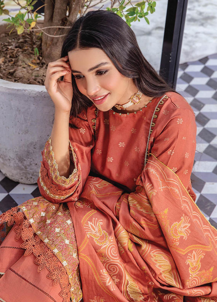 Kalam By Humdum Jacquard Lawn Suits Unstitched 3 Piece HD23K D-7 - Summer Collection