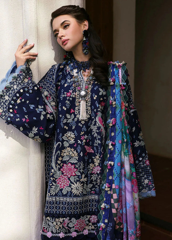 Kalani by Republic Womenswear Embroidered Lawn Suits Unstitched 3 Piece RW25KL RP-D5B Nyra - Summer Collection