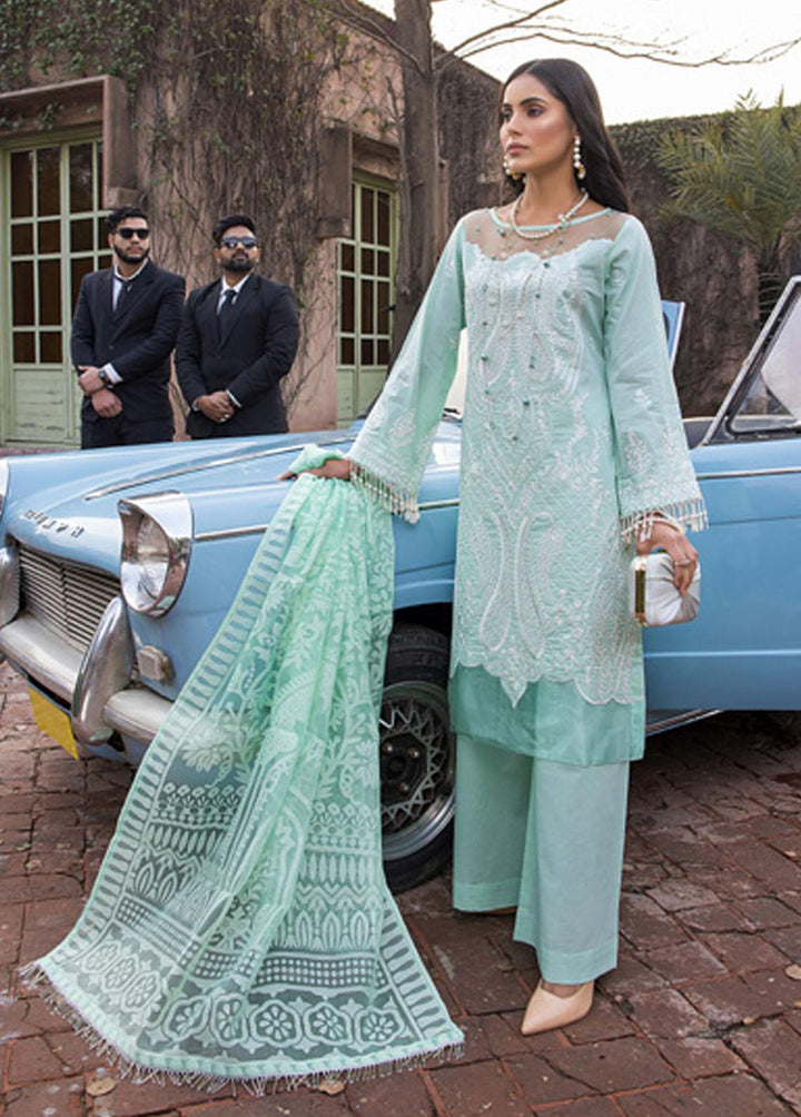 Kalyan By ZS Textiles Embroidered Chikankari Suits Unstitched 3 Piece ZS22K 01 - Summer Collection