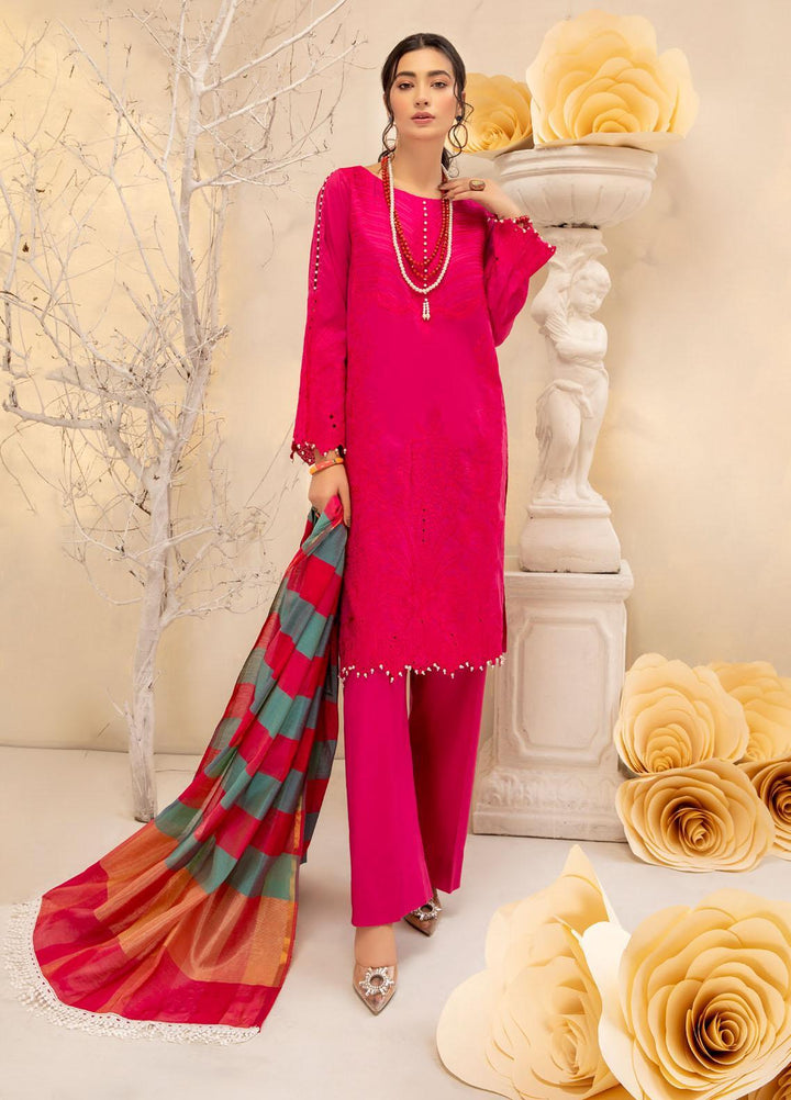 Kalyan by ZS Textiles Embroidered Chikankari Suits Unstitched 3 Piece ZS21KC-6 09 - Festive Collection