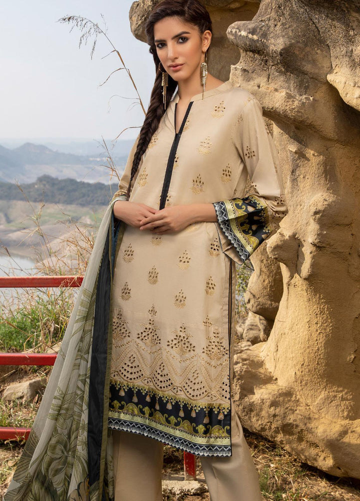 Kalyan by ZS Textiles Embroidered Chikankari Suits Unstitched 3 Piece ZS21KC-3 ZS-07 - Summer Collection