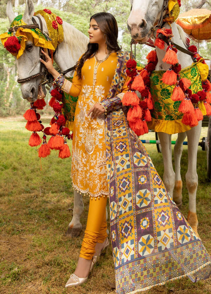 Kalyan by ZS Textiles Embroidered Chikankari Suits Unstitched 3 Piece ZS21KC-4 ZS-01 - Summer Collection