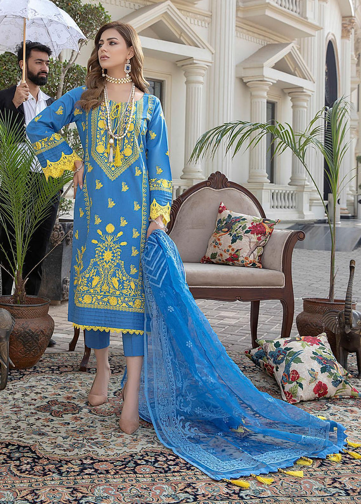 Kalyan By ZS Textiles Embroidered Jacquard Suits Unstitched 3 Piece ZS21K KBO-3 - Winter Collection