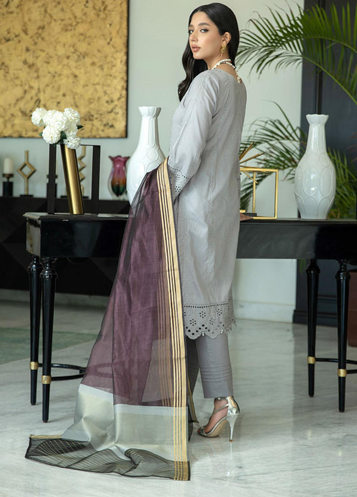 Kalyan By ZS Textiles Embroidered Chikankari Suits Unstitched 3 Piece KZS22F 03 - Festive Collection