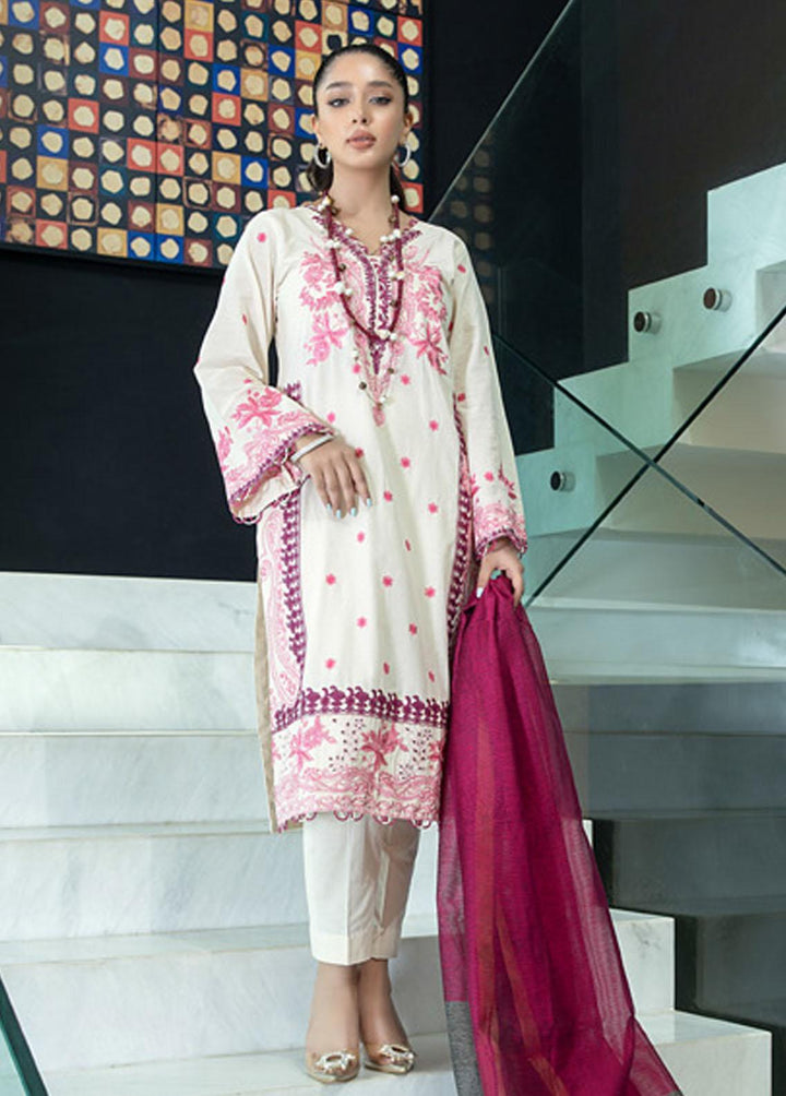 Kalyan By ZS Textiles Embroidered Chikankari Suits Unstitched 3 Piece KZS22F 07 - Festive Collection