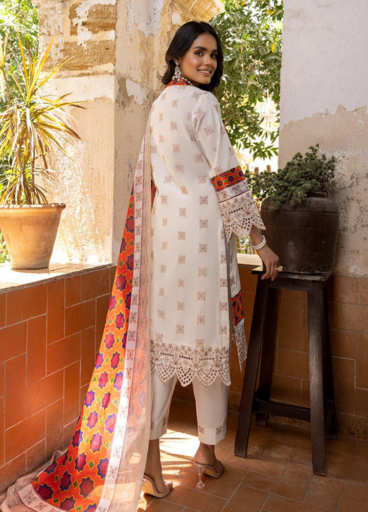 Kalyan By ZS Textiles Embroidered Lawn Suits Unstitched 3 Piece ZS23K D1 - Summer Collection