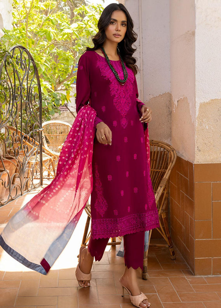 Kalyan By ZS Textiles Embroidered Lawn Suits Unstitched 3 Piece ZS23K D2 - Summer Collection