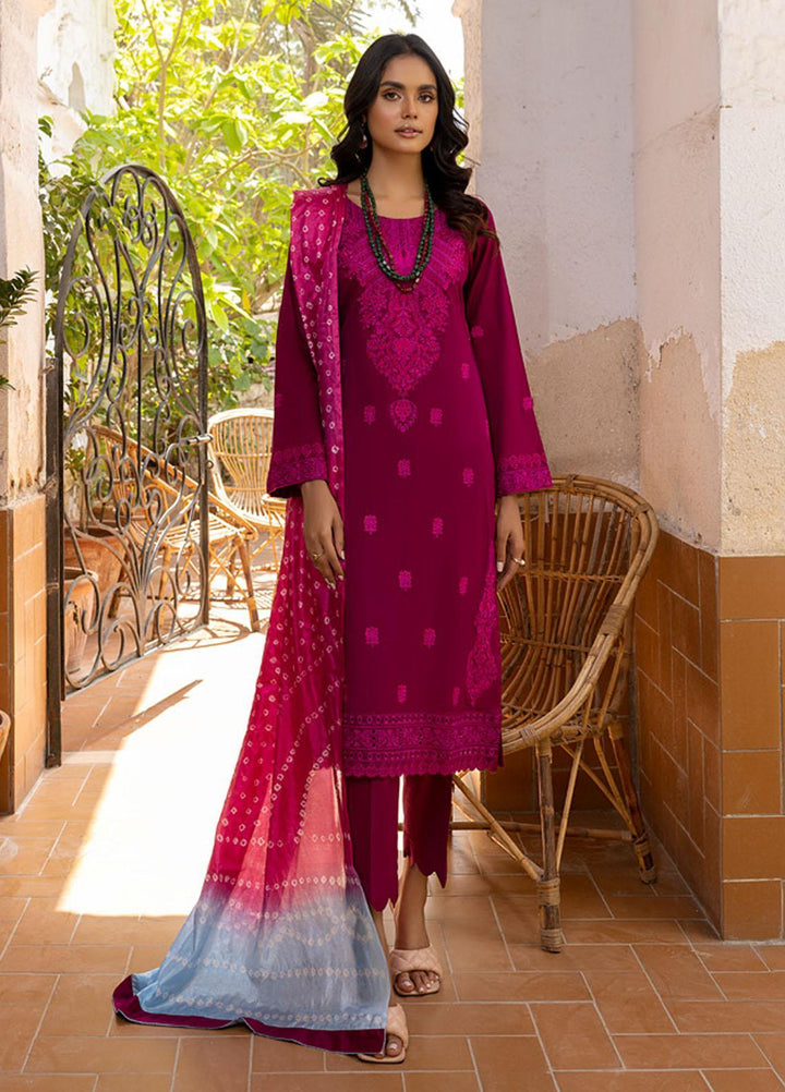 Kalyan By ZS Textiles Embroidered Lawn Suits Unstitched 3 Piece ZS23K D2 - Summer Collection