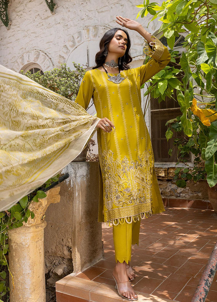 Kalyan By ZS Textiles Embroidered Lawn Suits Unstitched 3 Piece ZS23K D3 - Summer Collection