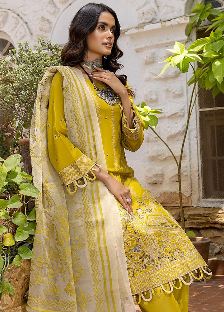 Kalyan By ZS Textiles Embroidered Lawn Suits Unstitched 3 Piece ZS23K D3 - Summer Collection