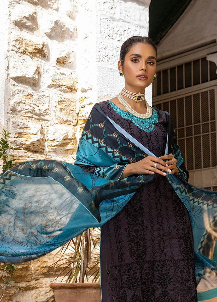 Kalyan By ZS Textiles Embroidered Lawn Suits Unstitched 3 Piece ZS23K D6 - Summer Collection