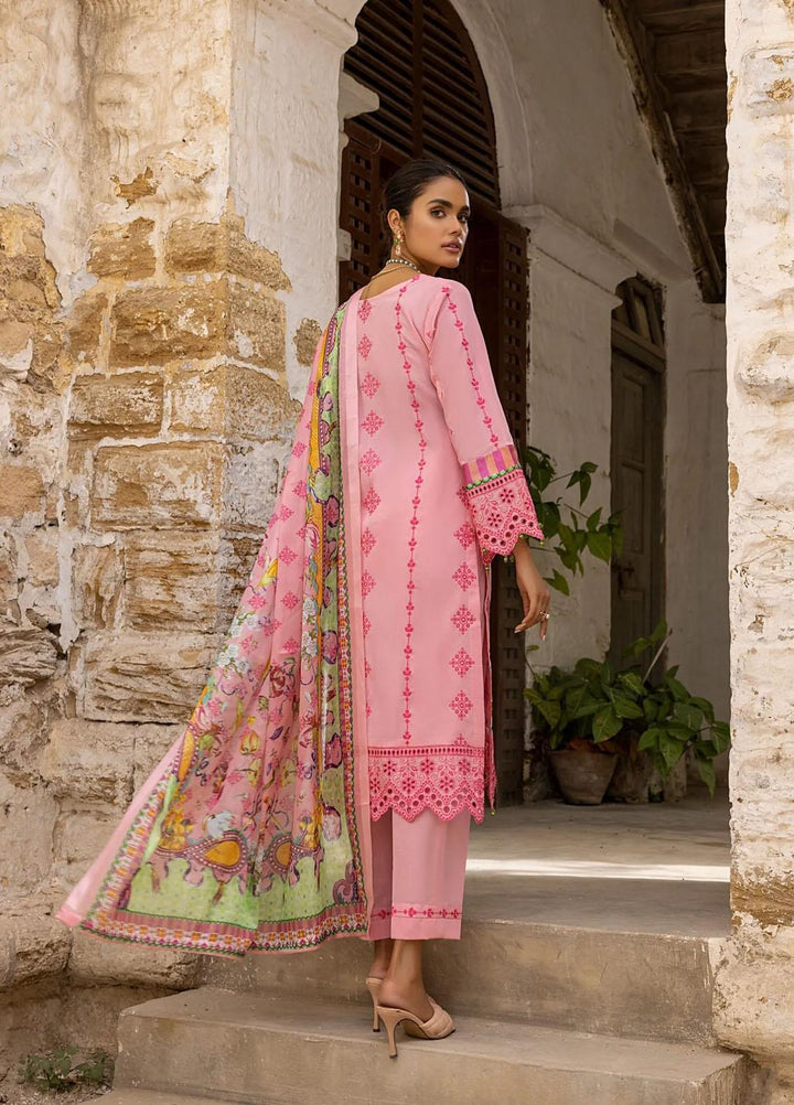 Kalyan By ZS Textiles Embroidered Lawn Suits Unstitched 3 Piece ZS23K D7 - Summer Collection