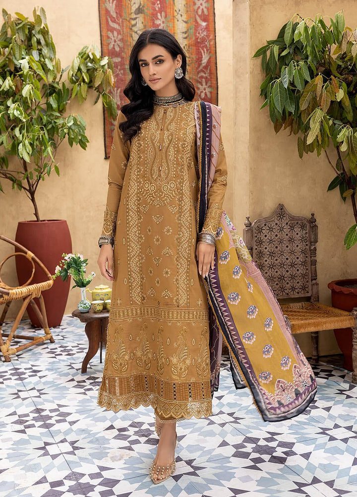 Kastoori By Awwal Embroidered Chikankari Lawn Suits Unstitched 3 Piece AW23K D-03 Ethereal - Summer Collection